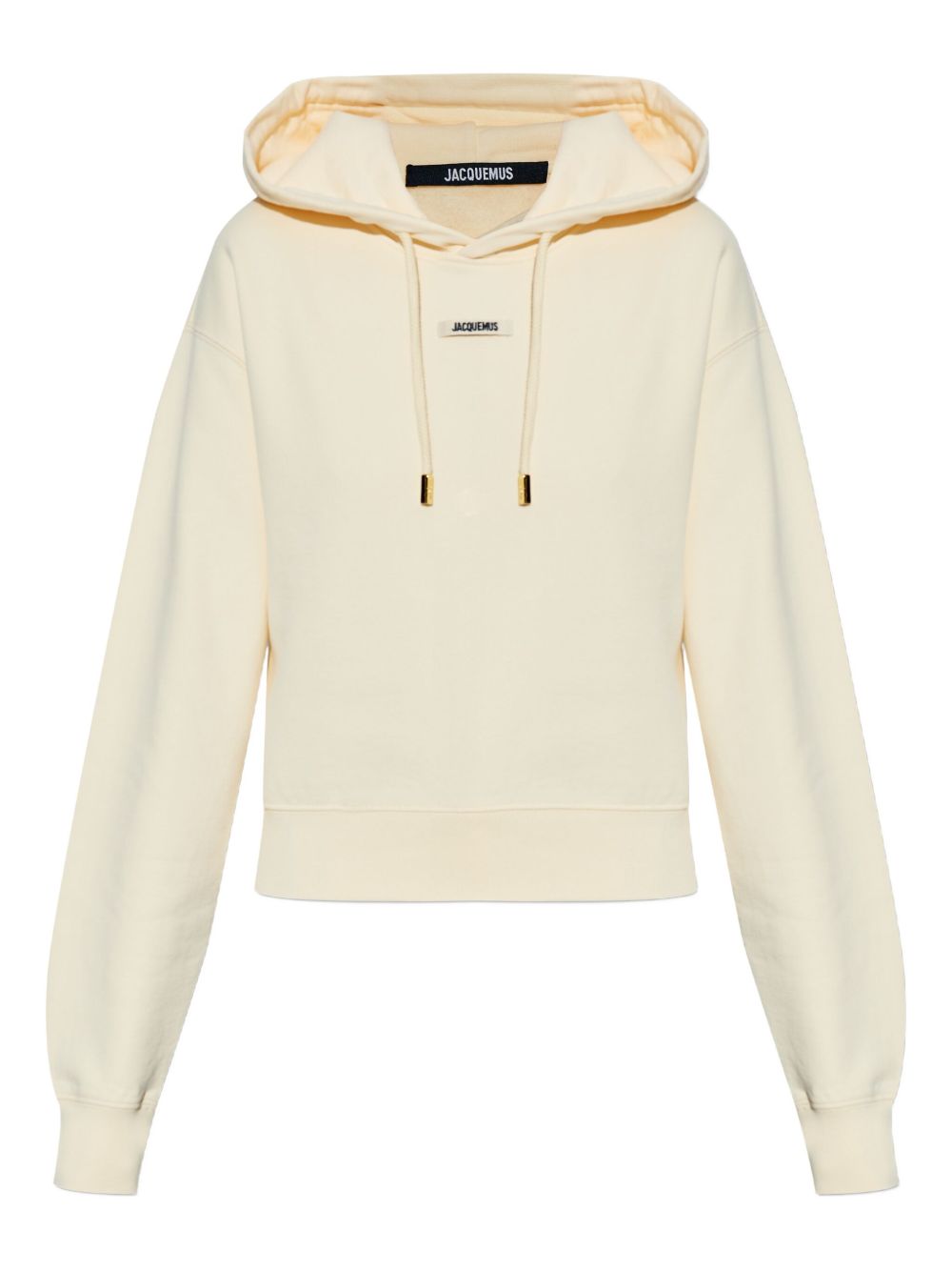 JACQUEMUS Silk & Nylon Le Hoodie — Beige Luxury Hoodie