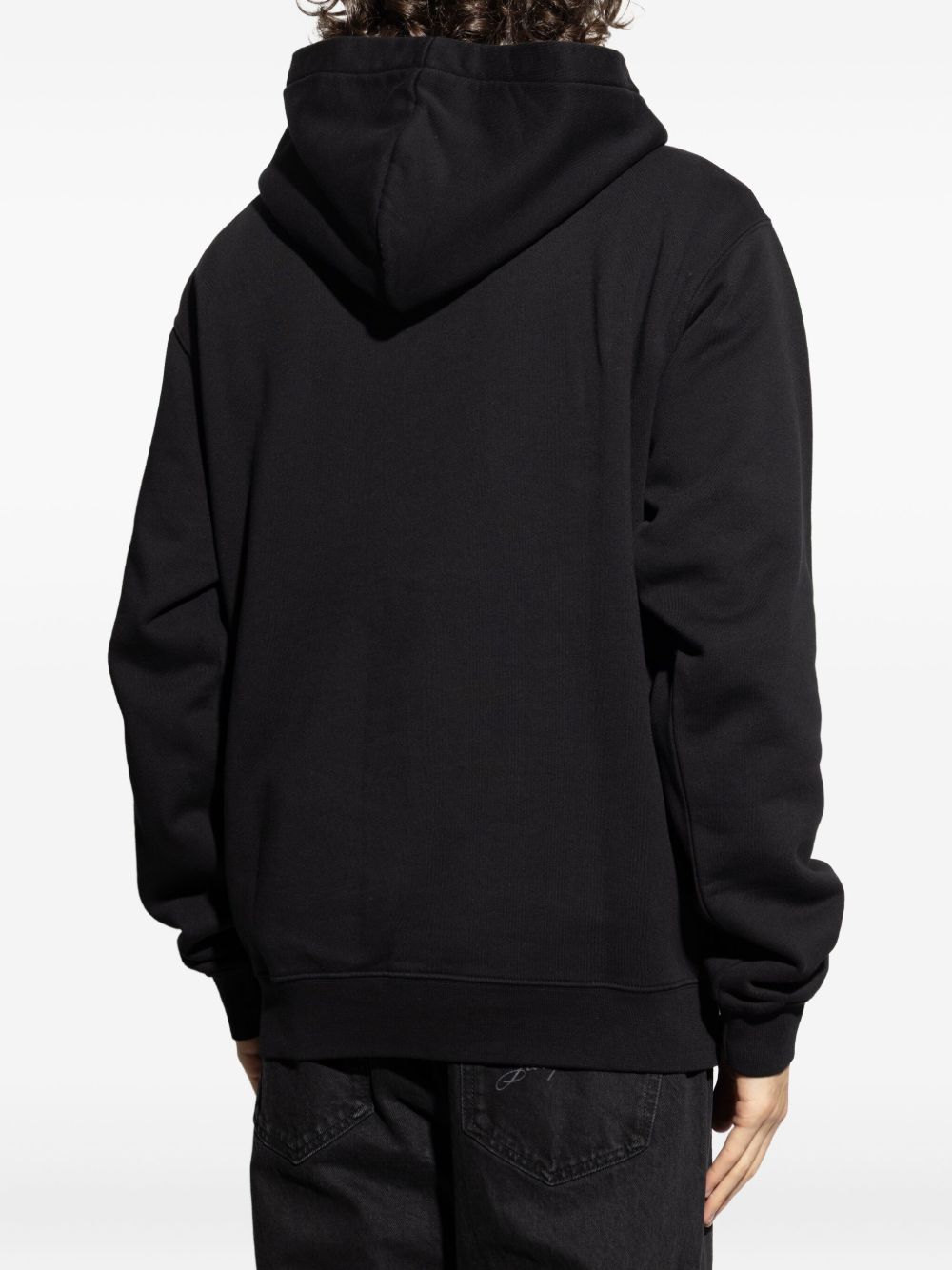 JACQUEMUS Sweaters Black — Silk & Nylon Le Hoodie