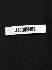 JACQUEMUS Sweaters Black — Silk & Nylon Le Hoodie