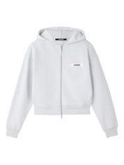 JACQUEMUS Grey Sweater — Le Hoodie Gros Grain