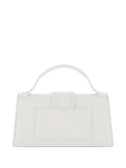 JACQUEMUS Le Grand Bambino — White Leather Handbag