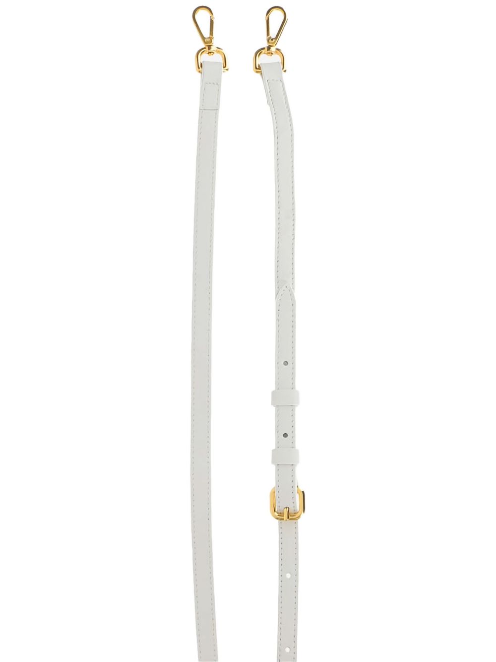 JACQUEMUS Le Grand Bambino — White Leather Handbag