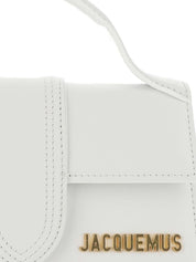 JACQUEMUS Le Grand Bambino — White Leather Handbag