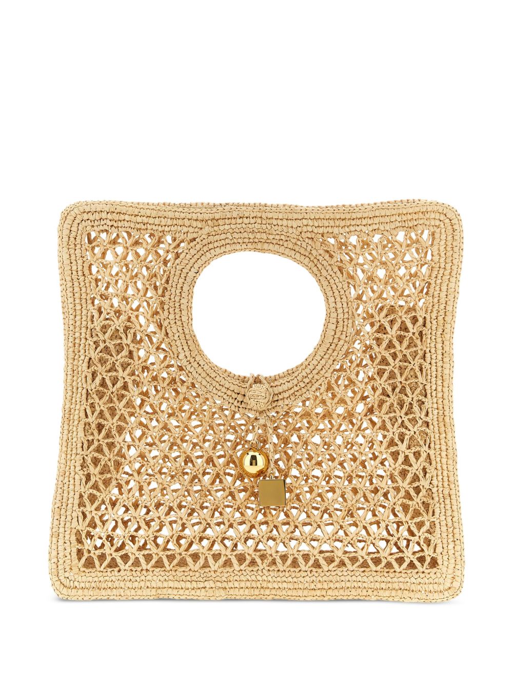 JACQUEMUS Handbag — Le Petit Carré Spiaggia Beige