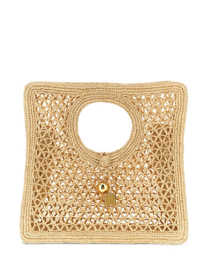 JACQUEMUS Handbag — Le Petit Carré Spiaggia Beige