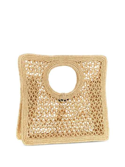 JACQUEMUS Handbag — Le Petit Carré Spiaggia Beige