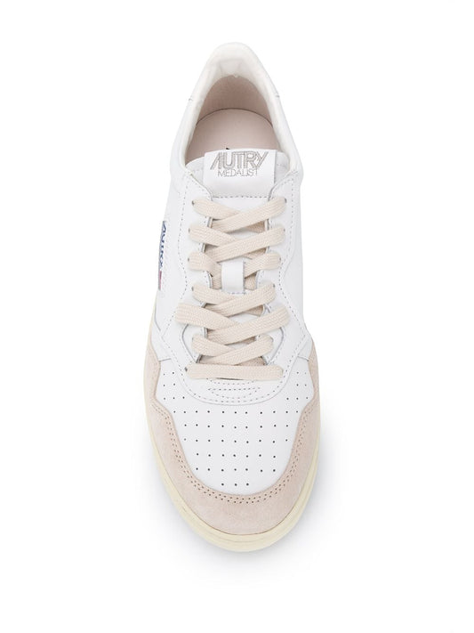 Autry Sneakers White — Men's Leather Low-Tops