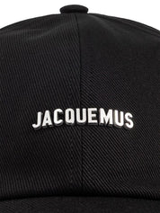 La Casquette Gadjo — JACQUEMUS Black Silk & Nylon Cap