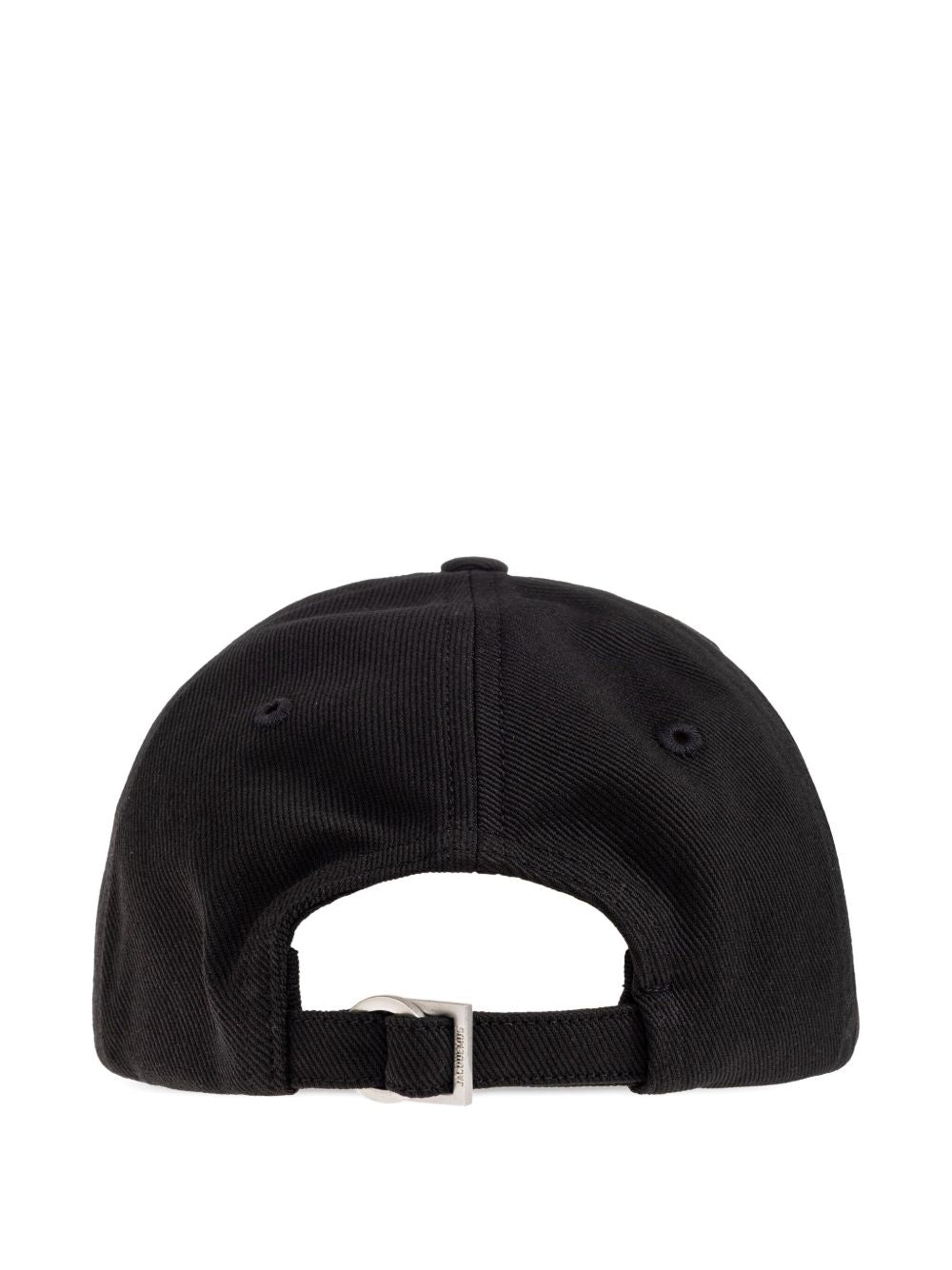 La Casquette Gadjo — JACQUEMUS Black Silk & Nylon Cap