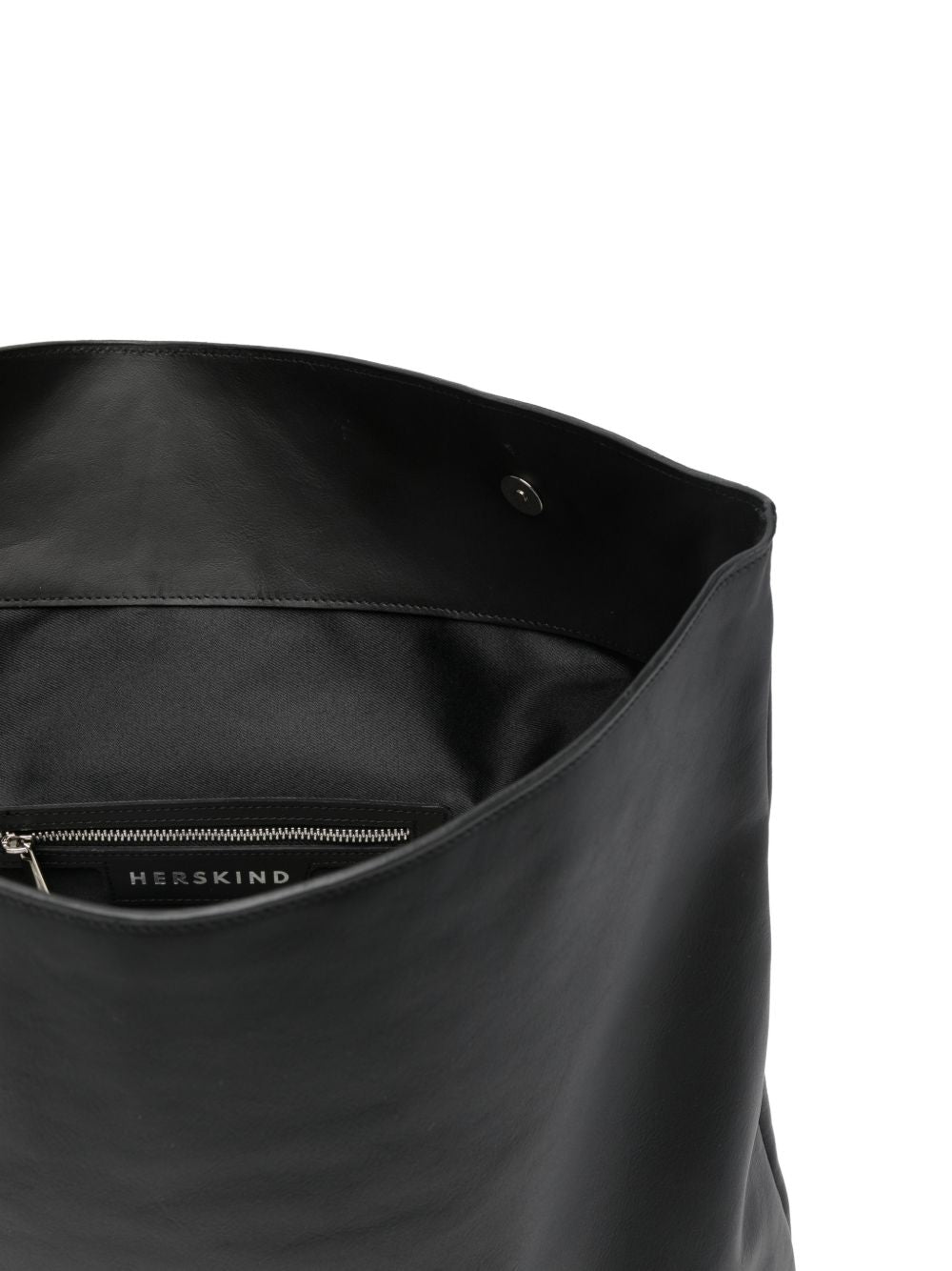 Black Sofia Leather Tote — HERSKIND Shopper