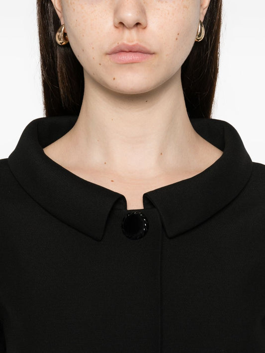 Valentino Jackets Black — Wool & Silk VLogo Jacket