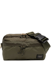 Porter Green Belt Bag — Sleek 2‑Way Nylon Beltbag