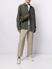 Porter Green Belt Bag — Sleek 2‑Way Nylon Beltbag