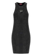 Diesel Dresses Black — Cotton Mini Dress for Women