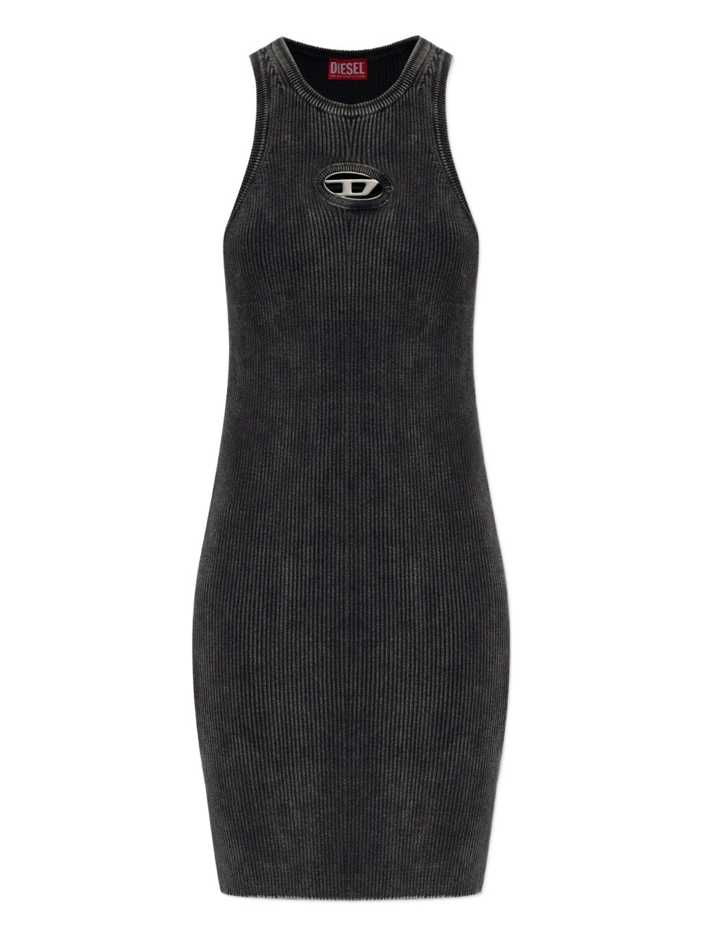 Diesel Cotton Mini Dress in Black — Women's Dress