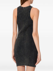 Diesel Cotton Mini Dress in Black — Women's Dress