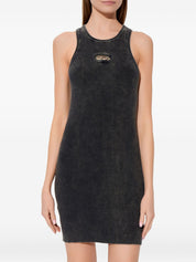 Diesel Cotton Mini Dress in Black — Women's Dress