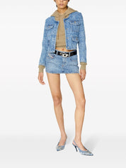 Diesel Black Leather Belts for Women — 1DR Design