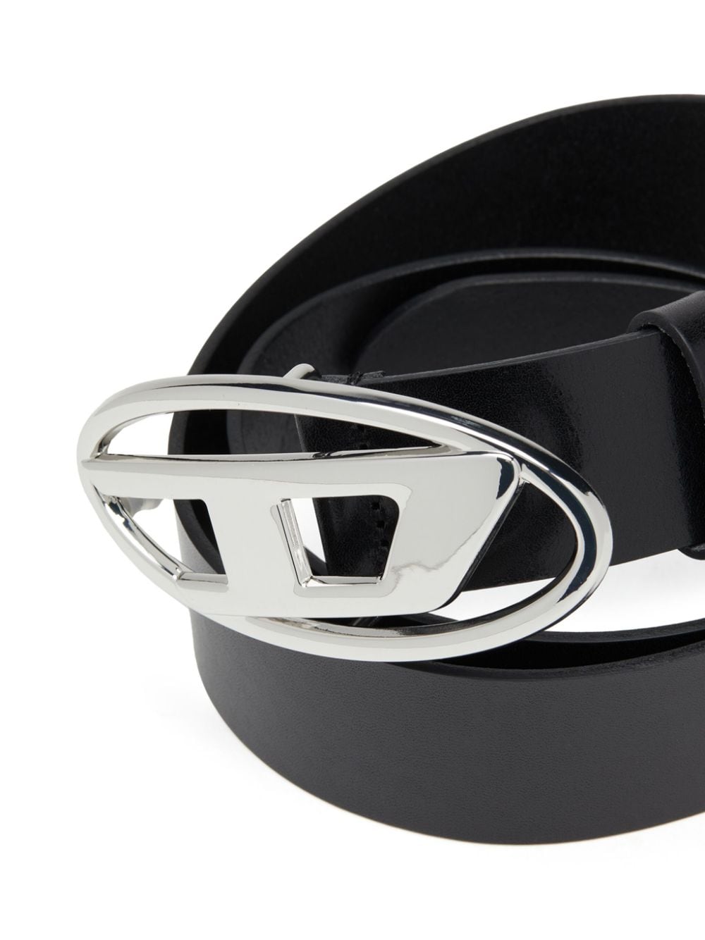 Diesel Black Leather Belts for Women — 1DR Design