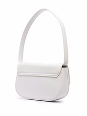White Diesel Leather Shoulder Bag