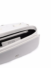 White Diesel Leather Shoulder Bag