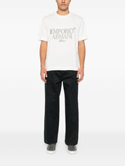 Emporio Armani White T‑Shirts and Polos for Men