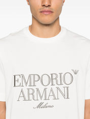 Emporio Armani White T‑Shirts and Polos for Men