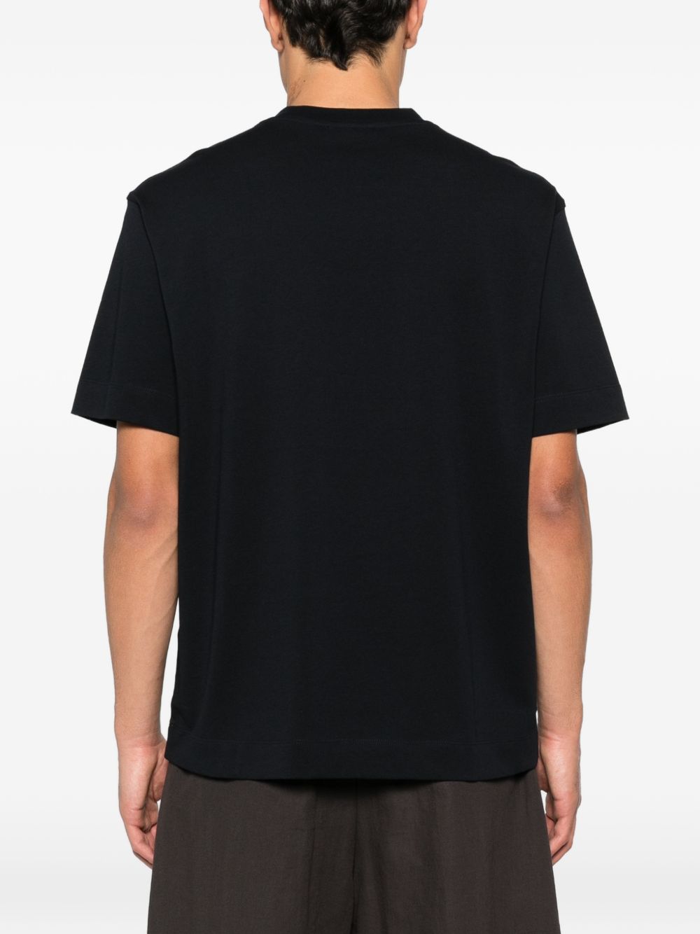 Emporio Armani Blue T-shirts & Polos — Men's Topwear