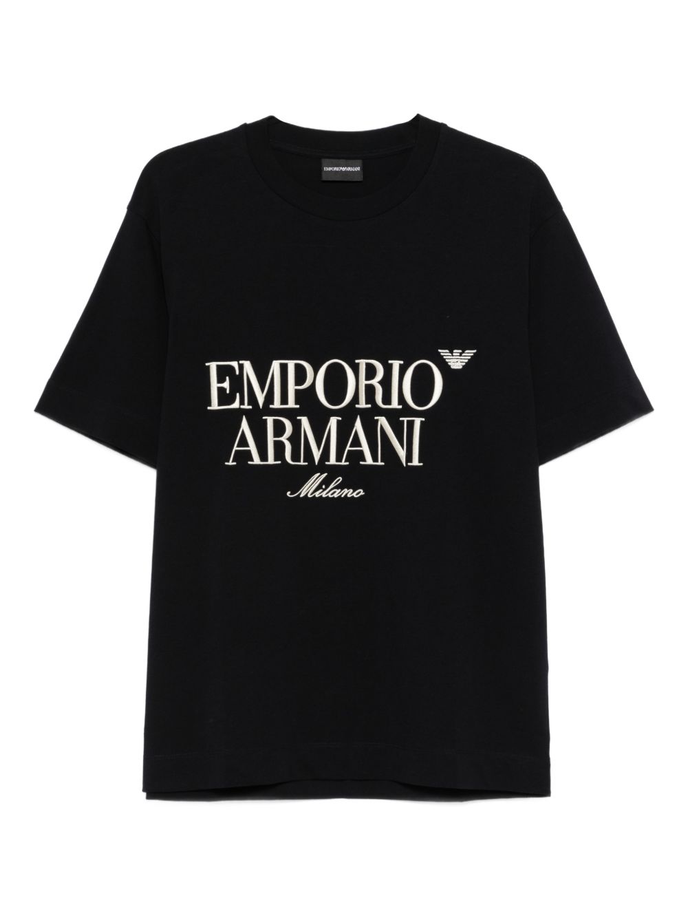 Emporio Armani Blue T-shirts & Polos — Men's Topwear