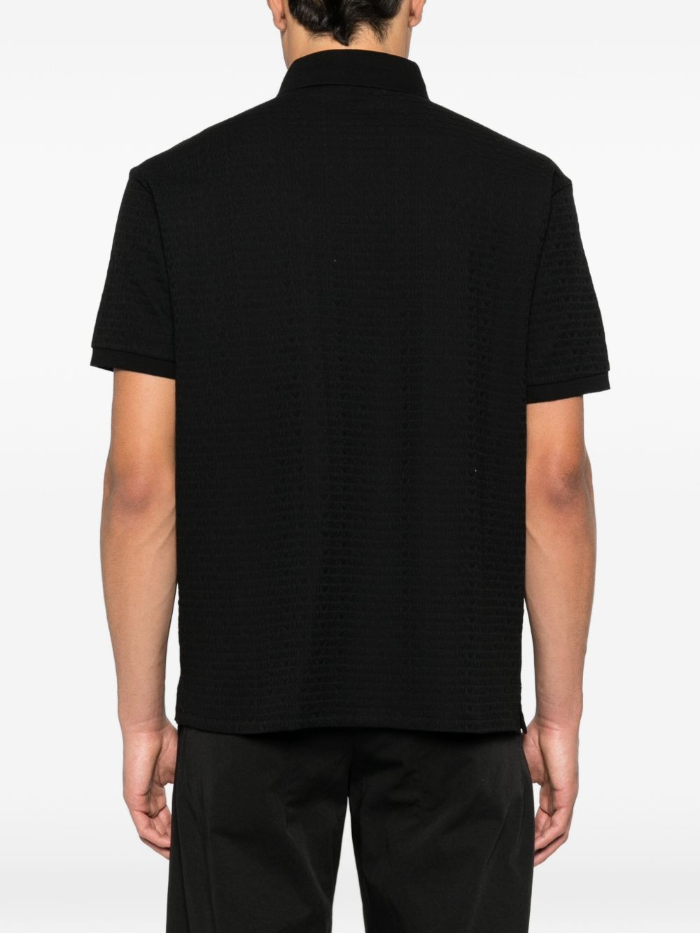 Emporio Armani Black T‑Shirts & Polos