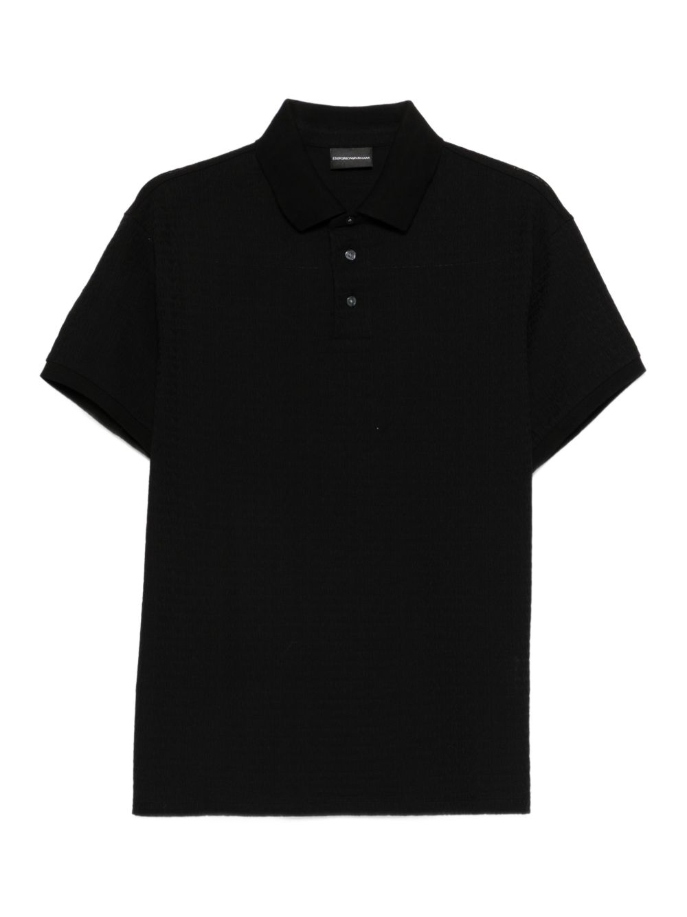 Emporio Armani Black T‑Shirts & Polos
