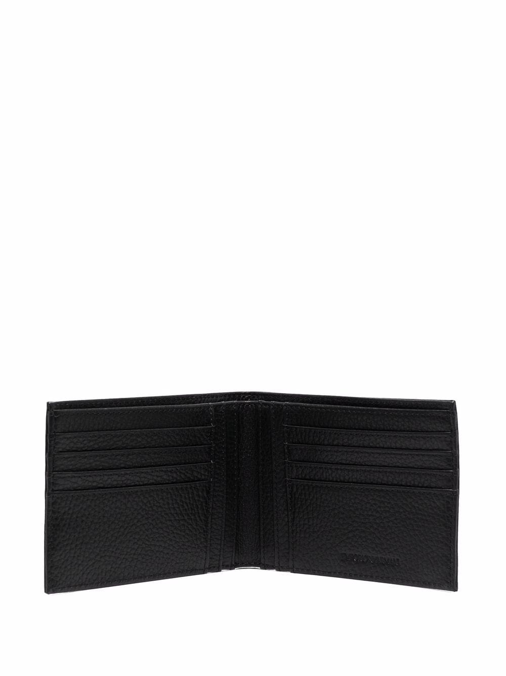 Emporio Armani Wallets Black — Slim Leather Bifold