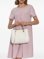 Emporio Armani White Shopper — Small MyEA Shopping Bag