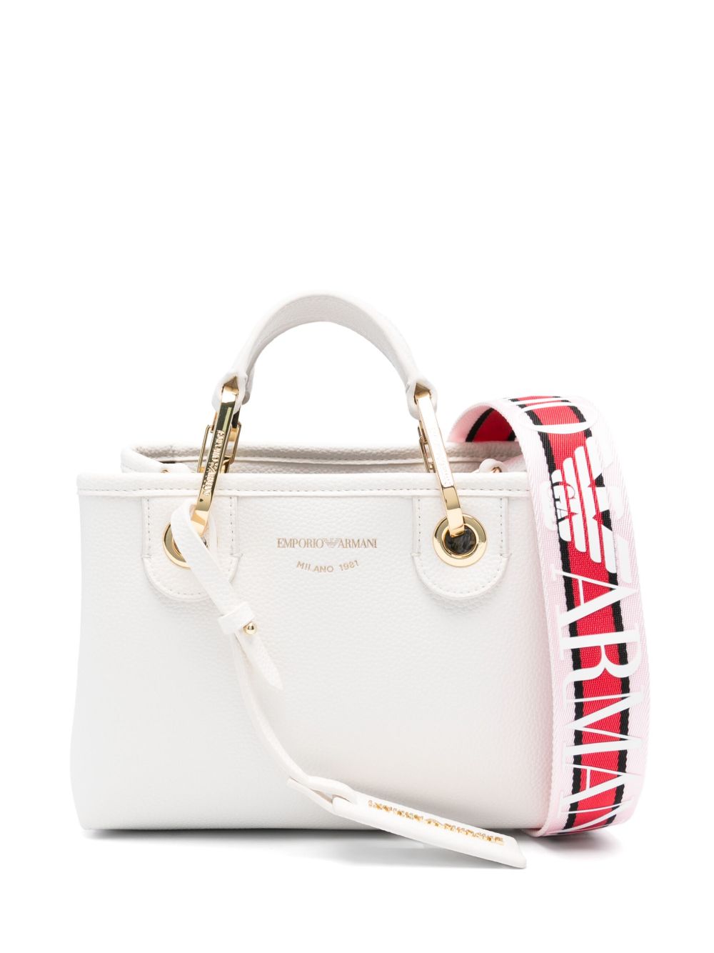 Emporio Armani White Shopper Bag — Effortless Elegance