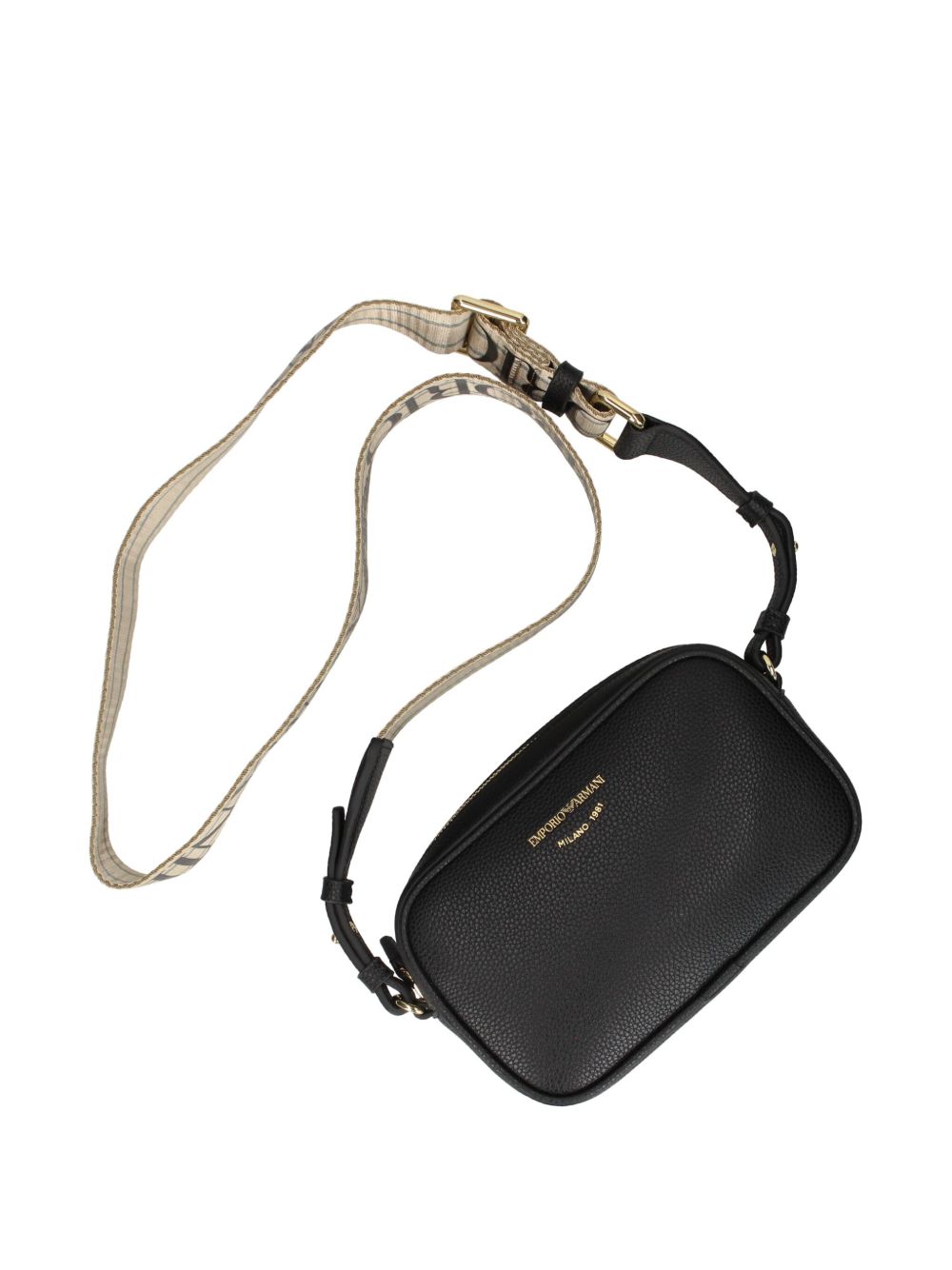 Emporio Armani Black Shoulder Bag — Crossbody Camera Style