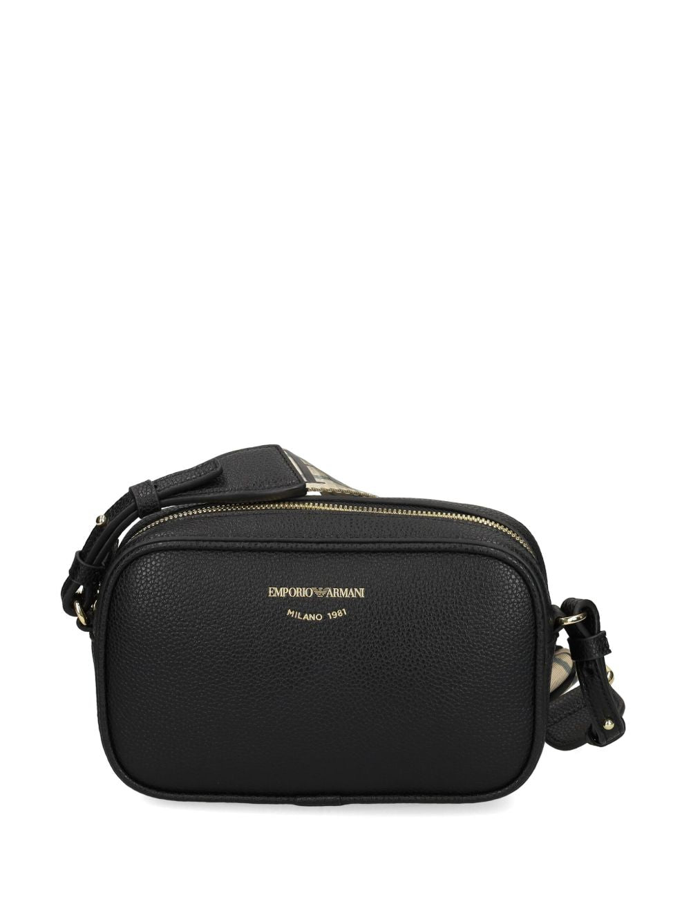 Emporio Armani Black Shoulder Bag — Crossbody Camera Style