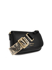 Emporio Armani Black Shoulder Bag — Flap Crossbody
