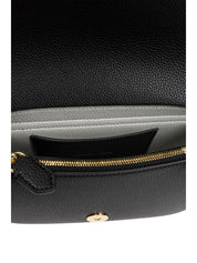 Emporio Armani Black Shoulder Bag — Flap Crossbody