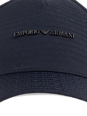 Emporio Armani Blue Hat: Effortless Elegance for Men