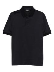 Emporio Armani Blue T-Shirts & Polos — Refined Male Topwear