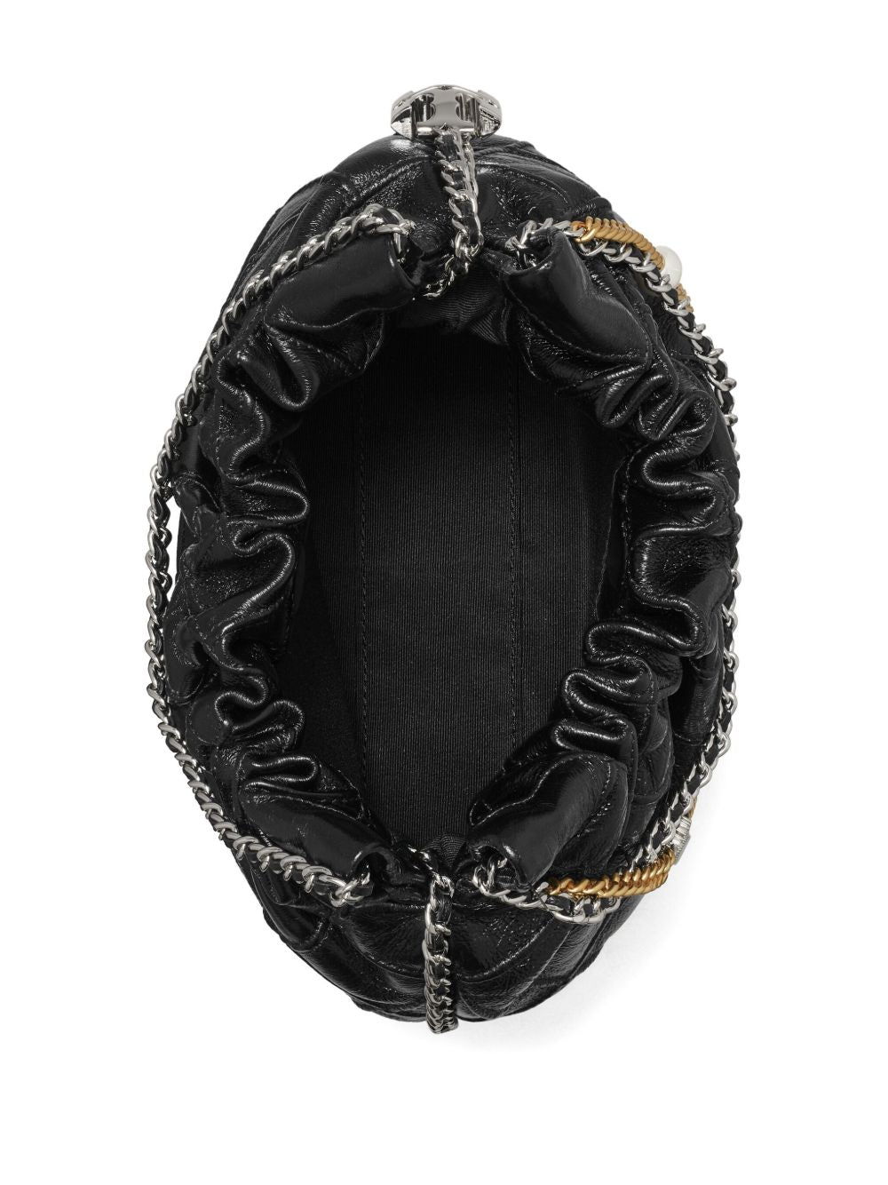 Tory Burch Black Shoulder Bag — Fleming Mini Hobo