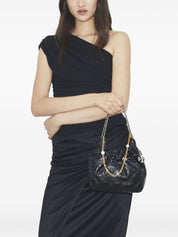 Tory Burch Black Shoulder Bag — Fleming Mini Hobo