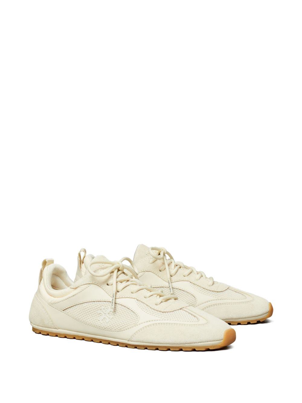 Tory Burch Sneakers Beige — Suede Field Sneakers