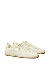 Tory Burch Sneakers Beige — Suede Field Sneakers