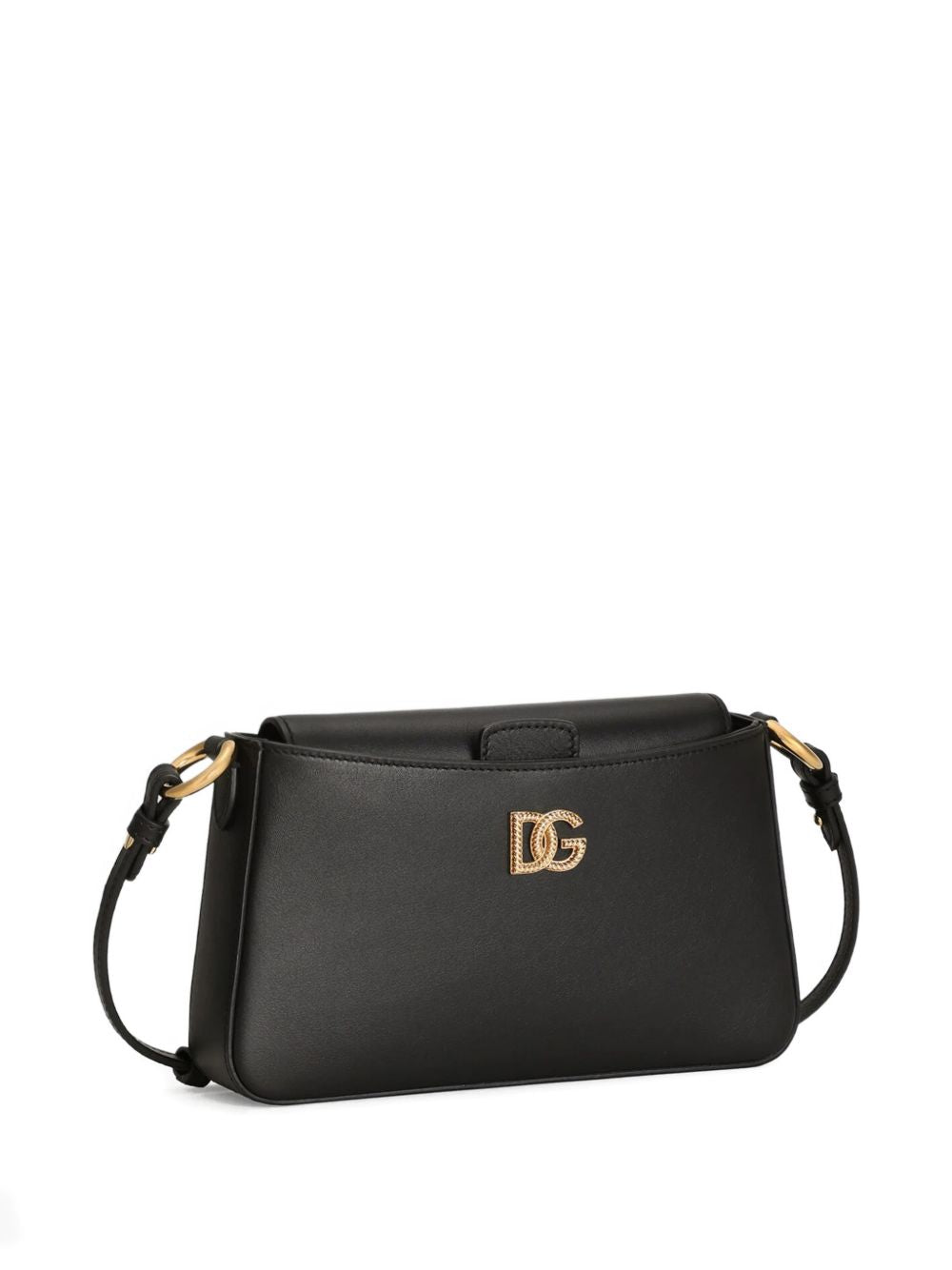 Dolce & Gabbana Black Leather Phone Bag — Sleek Clutch