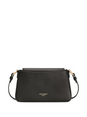 Dolce & Gabbana Black Leather Phone Bag — Sleek Clutch