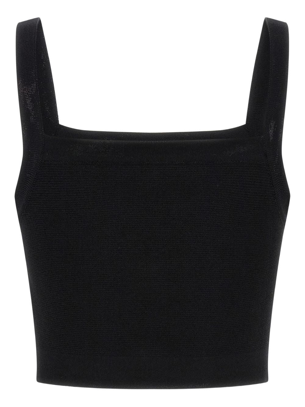 Balmain Black Brassiere Top: Effortless Elegance