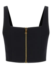 Balmain Black Top: Elegance Redefined