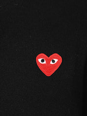 Comme des Garcons Sweaters Black — Silk & Wool Cardigan