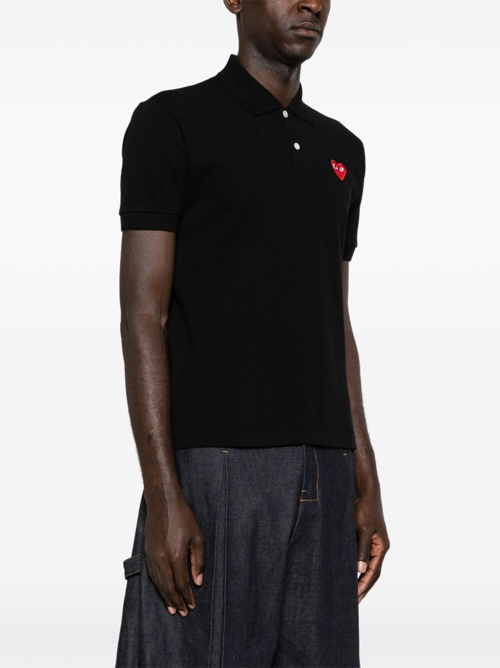 Comme des Garçons Black Polo Shirt – Effortless Elegance